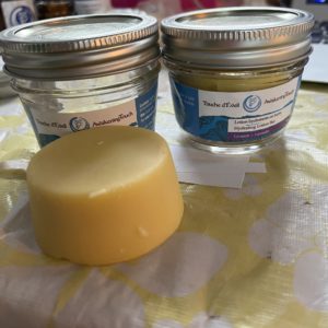 Lotion hydratante en barre