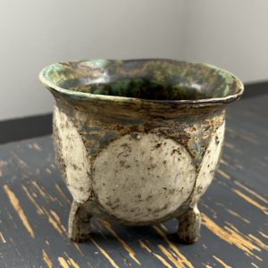 Ceramic cauldron - triple goddess