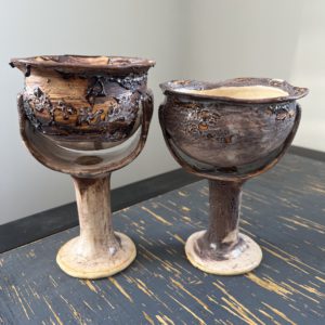 Bol de fumigation - chauldron terre