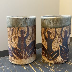 Gobelet en céramique fait main - Danseuse de la lune